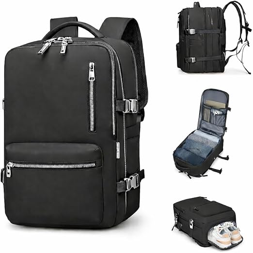 Romantic Crown Mochila de Viagem Expansivel Avião Grande Feminina,Mochila Executiva Masculina Impermeável Reforçada para Notebook,Casual Esportes Hiking Escola Presente