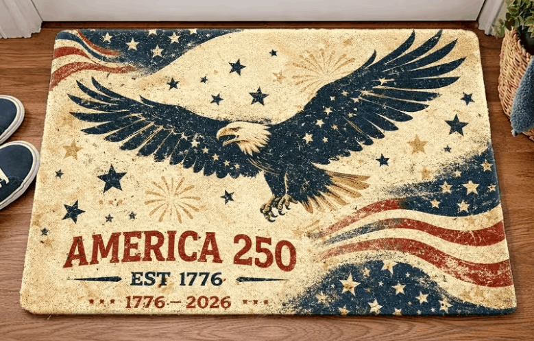 美国250周年流量风口！一块定制地垫撬动家居连带销量